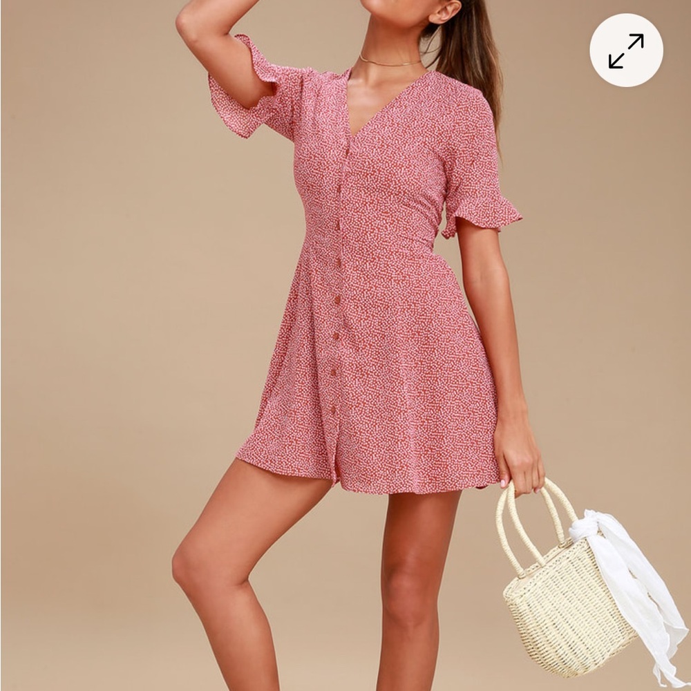 Lulu’s Castana Dress S NWT